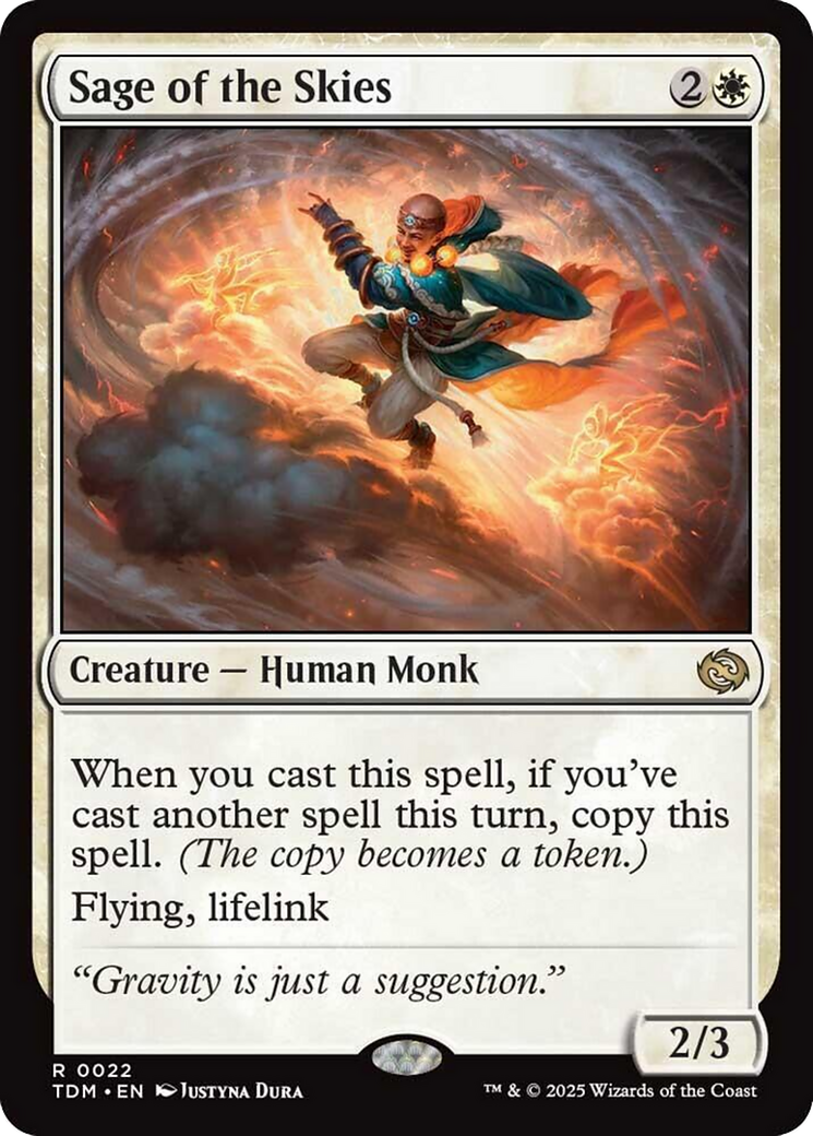 Sage of the Skies [Tarkir: Dragonstorm] | Dumpster Cat Games