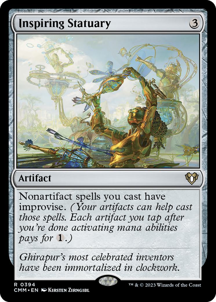 Inspiring Statuary [Commander Masters] | Dumpster Cat Games