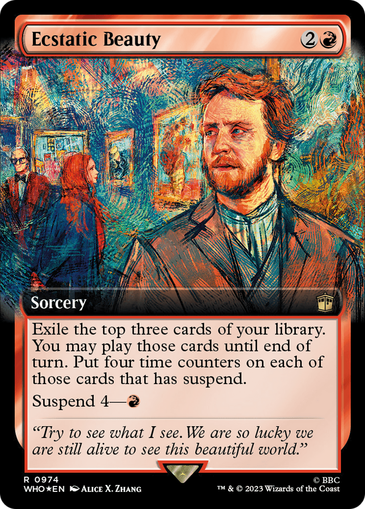Ecstatic Beauty (Extended Art) (Surge Foil) [Doctor Who] | Dumpster Cat Games