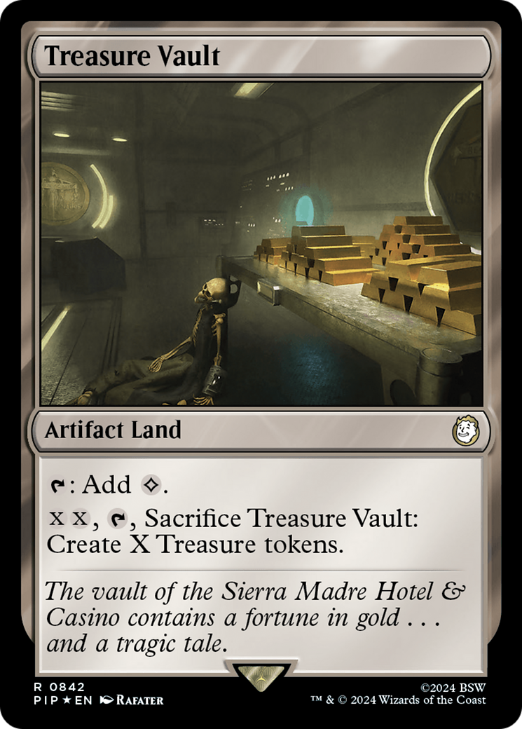 Treasure Vault (Surge Foil) [Fallout] | Dumpster Cat Games