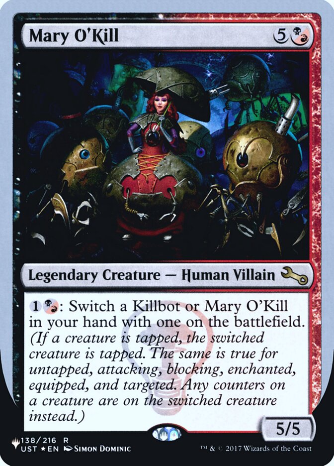 Mary O'Kill (Unfinity Foil Edition) [The List] | Dumpster Cat Games