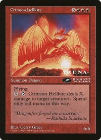 Crimson Hellkite (Oversized) [Oversize Cards] | Dumpster Cat Games