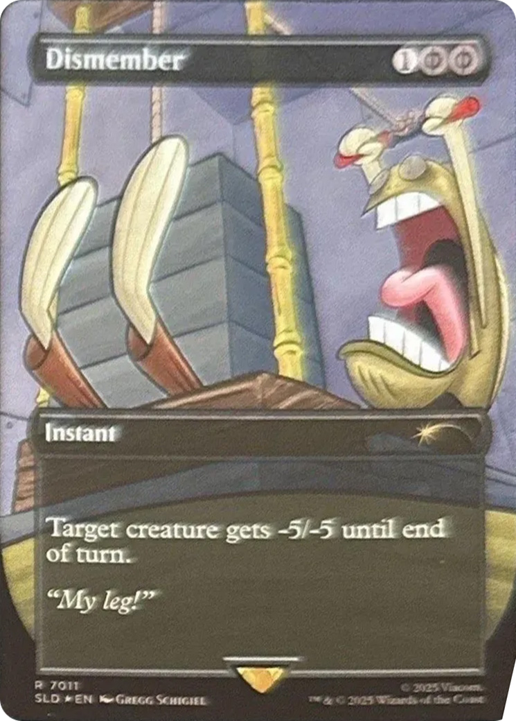 Dismember (7011) (Rainbow Foil) [Secret Lair Drop Series] | Dumpster Cat Games