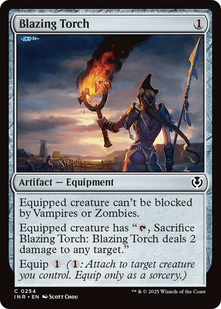Blazing Torch [Innistrad Remastered] | Dumpster Cat Games