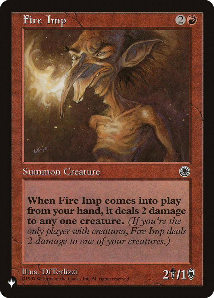 Fire Imp [The List] | Dumpster Cat Games