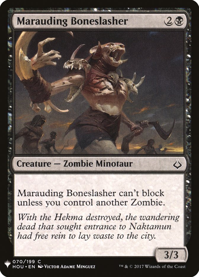 Marauding Boneslasher [Mystery Booster] | Dumpster Cat Games