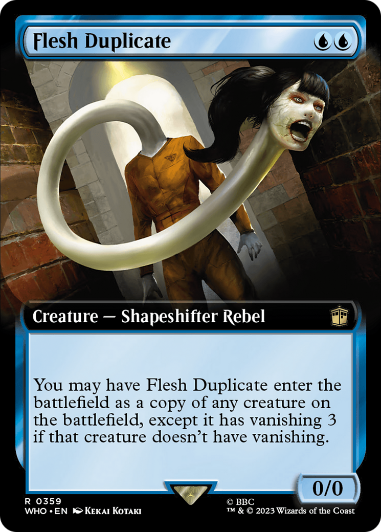 Flesh Duplicate (Extended Art) [Doctor Who] | Dumpster Cat Games