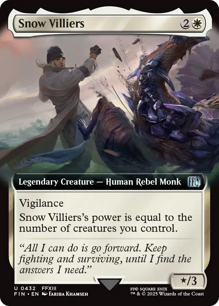 Snow Villiers (Extended Art) [FINAL FANTASY] | Dumpster Cat Games