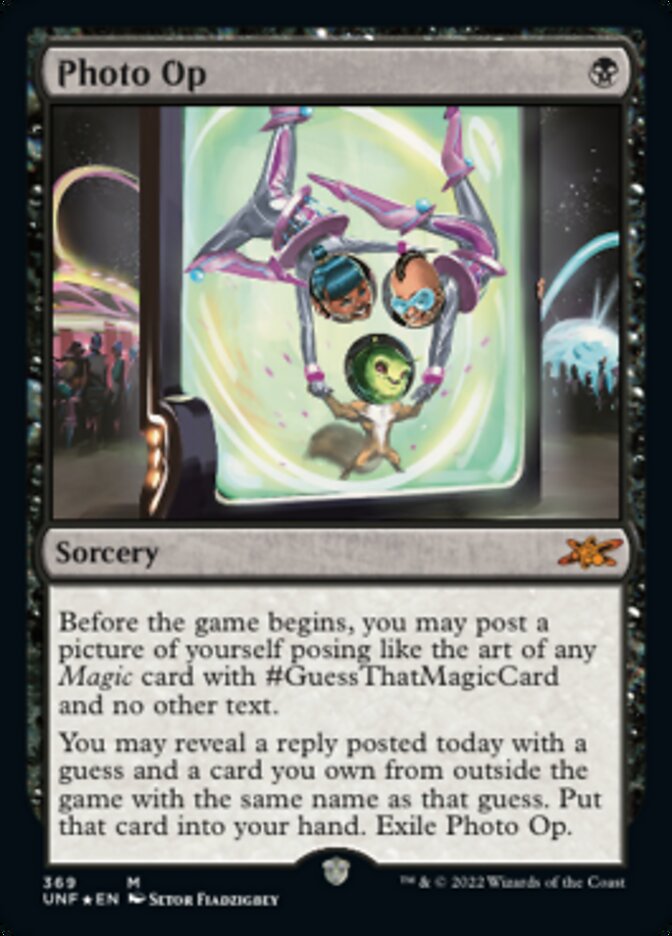 Photo Op (Galaxy Foil) [Unfinity] | Dumpster Cat Games