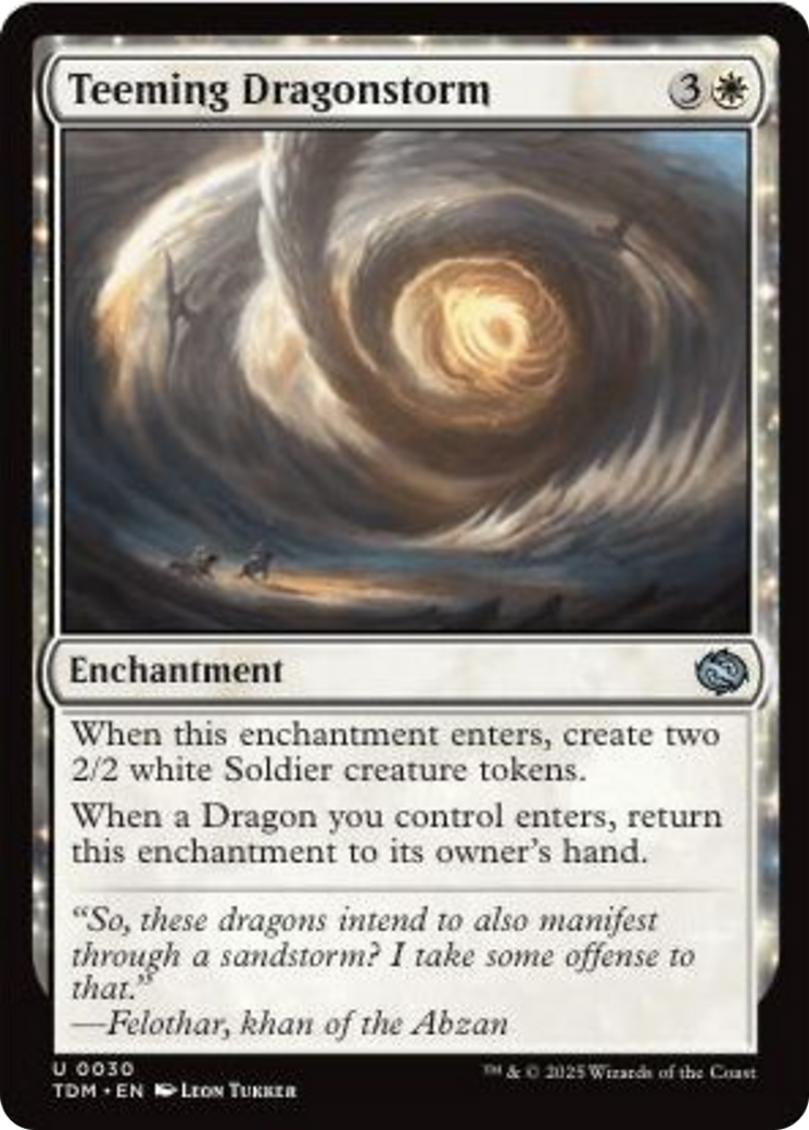 Teeming Dragonstorm [Tarkir: Dragonstorm] | Dumpster Cat Games