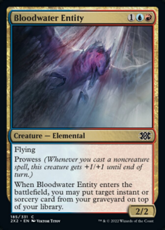 Bloodwater Entity [Double Masters 2022] | Dumpster Cat Games