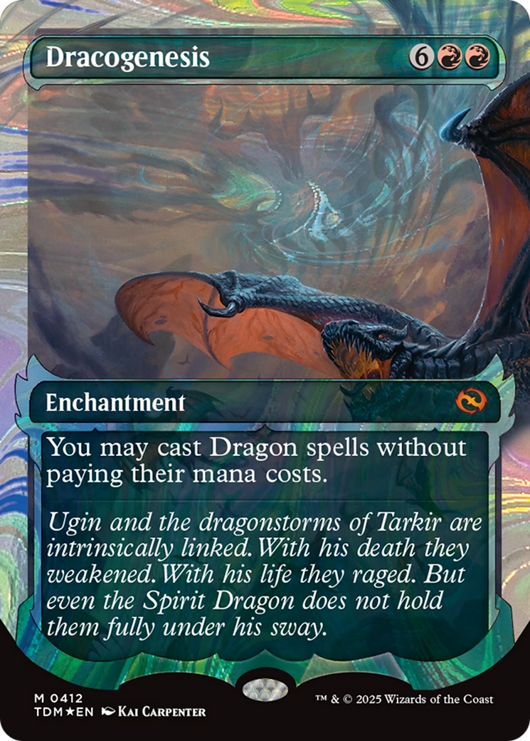 Dracogenesis (0412) (Showcase) (Halo Foil) [Tarkir: Dragonstorm] | Dumpster Cat Games