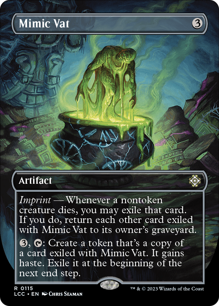 Mimic Vat (Borderless) [The Lost Caverns of Ixalan Commander] | Dumpster Cat Games