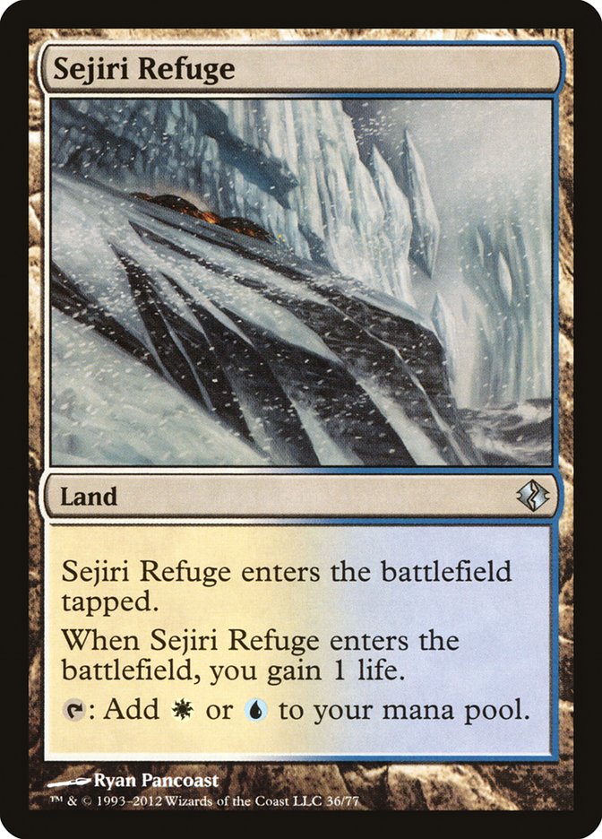 Sejiri Refuge [Duel Decks: Venser vs. Koth] | Dumpster Cat Games