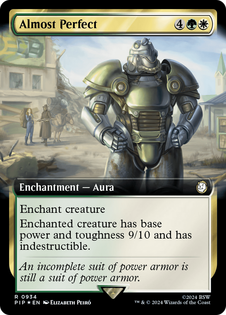 Almost Perfect (Extended Art) (Surge Foil) [Fallout] | Dumpster Cat Games