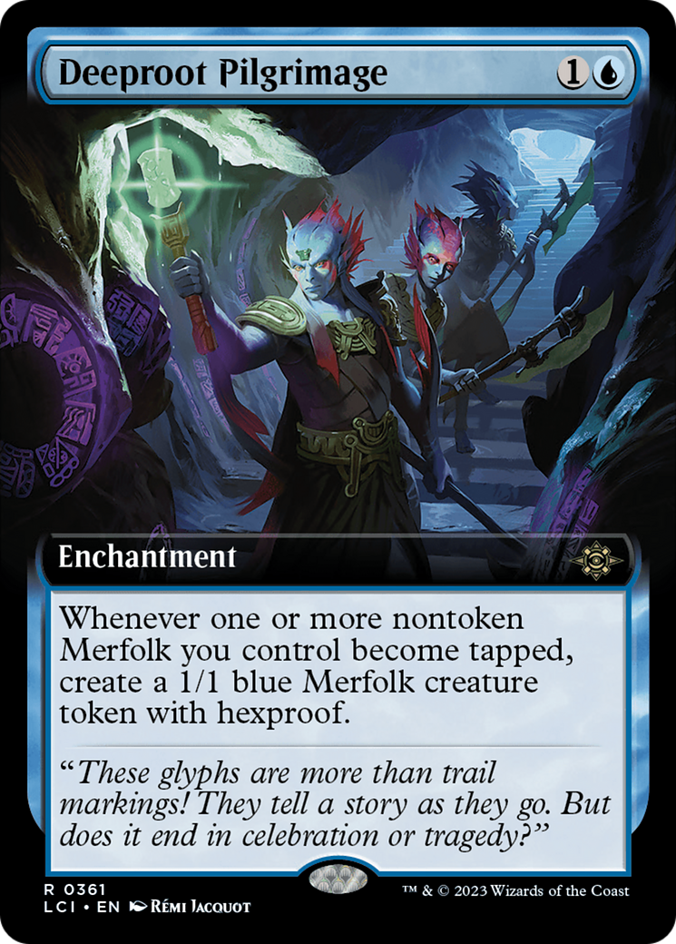 Deeproot Pilgrimage (Extended Art) [The Lost Caverns of Ixalan] | Dumpster Cat Games