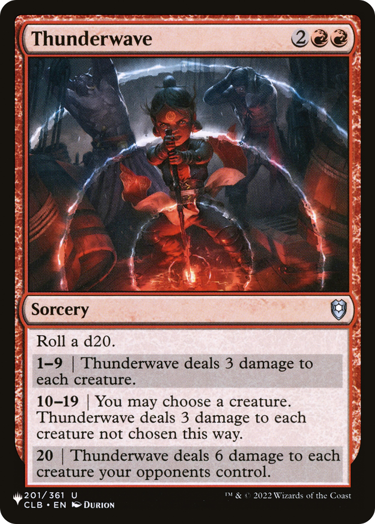 Thunderwave [The List] | Dumpster Cat Games