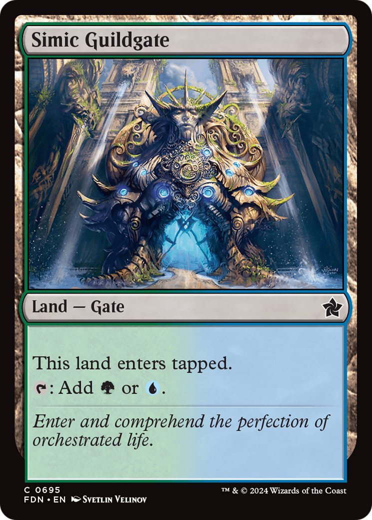 Simic Guildgate [Foundations] | Dumpster Cat Games