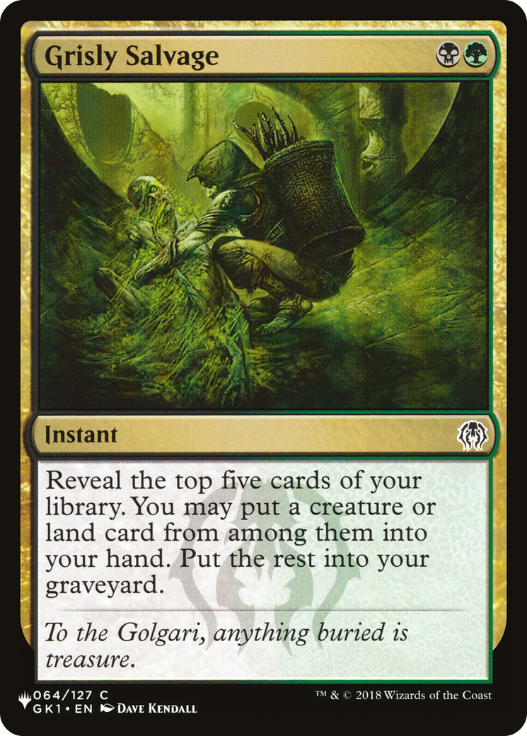 Grisly Salvage [The List] | Dumpster Cat Games