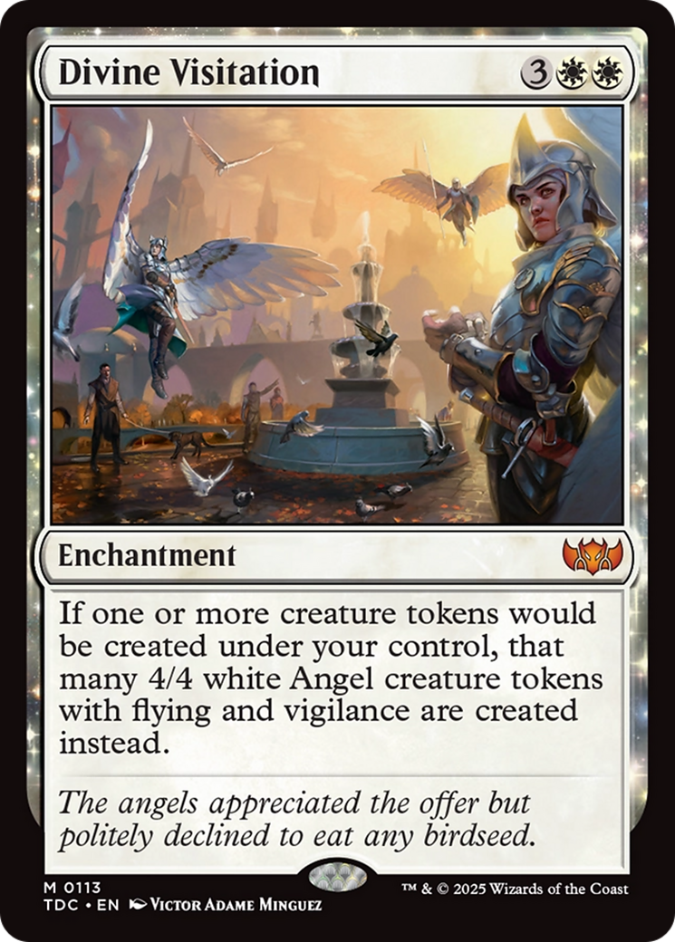 Divine Visitation [Tarkir: Dragonstorm Commander] | Dumpster Cat Games