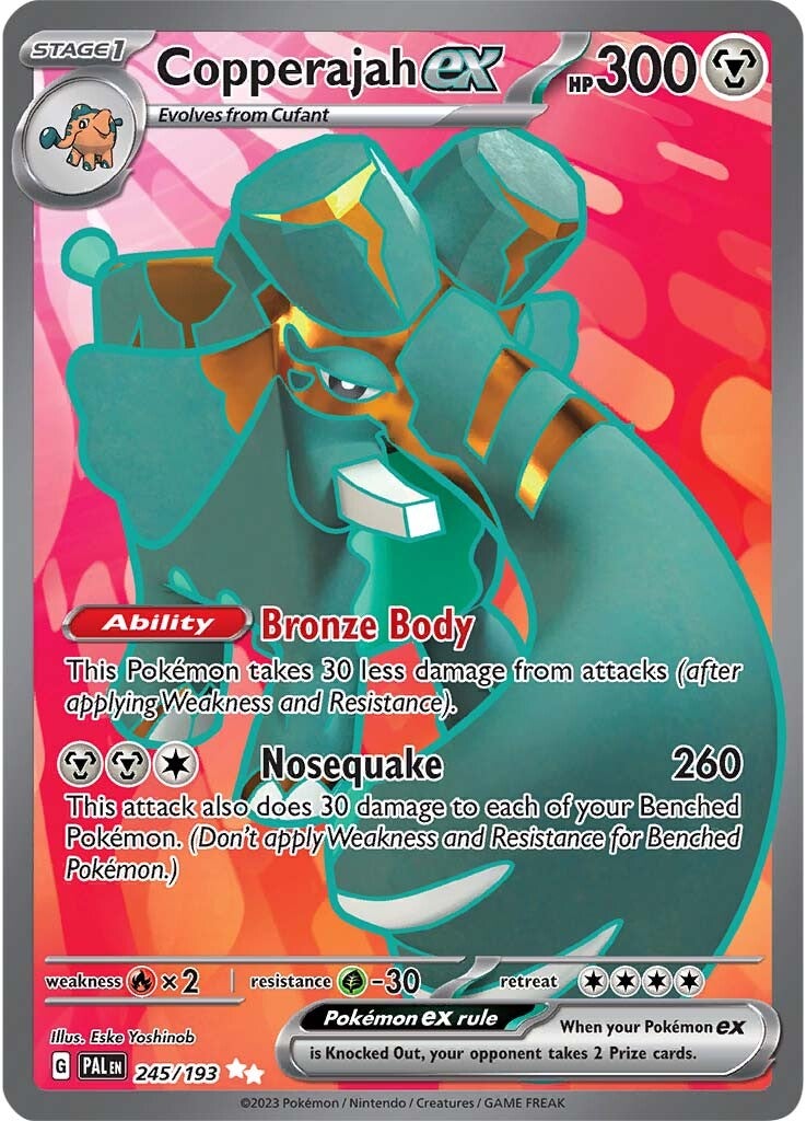 Copperajah ex (245/193) [Scarlet & Violet: Paldea Evolved] | Dumpster Cat Games