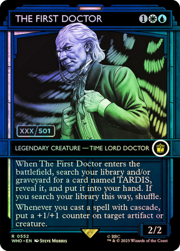 The First Doctor (Serial Numbered) [Doctor Who] | Dumpster Cat Games