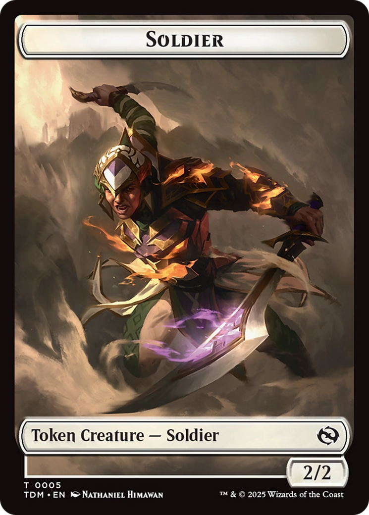Goblin // Solider (0004) Double-Sided Token [Tarkir: Dragonstorm Commander Tokens] | Dumpster Cat Games