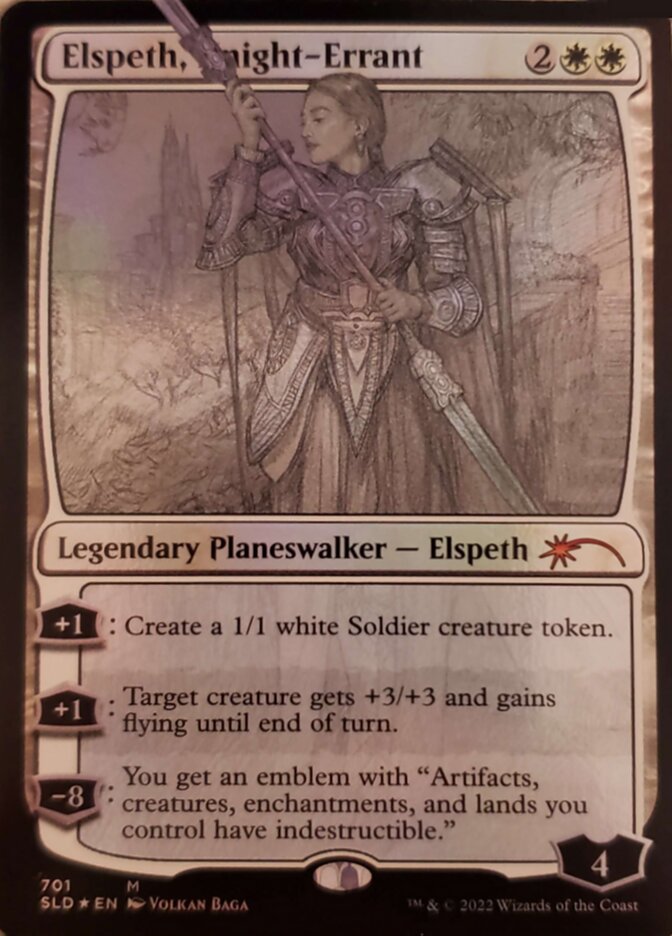 Elspeth, Knight-Errant (Sketch) [Secret Lair Drop Promos] | Dumpster Cat Games