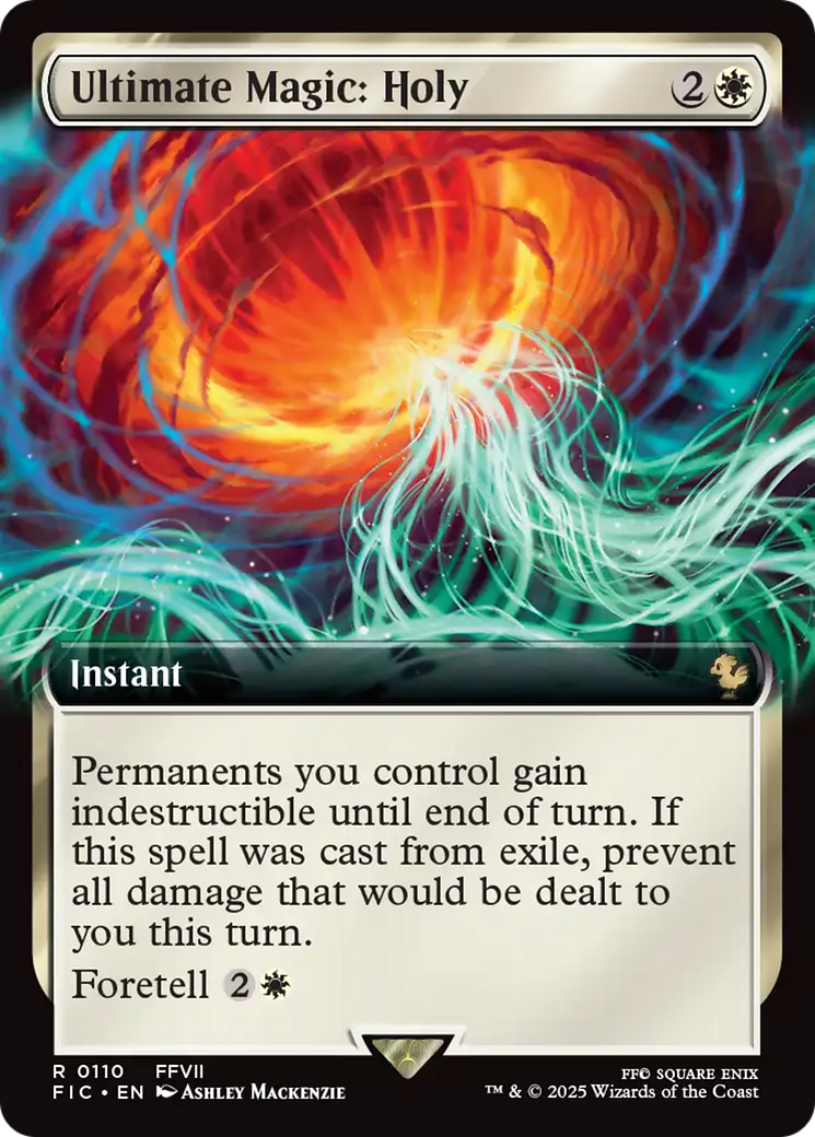 Ultimate Magic: Holy (Extended Art) [FINAL FANTASY Commander] | Dumpster Cat Games