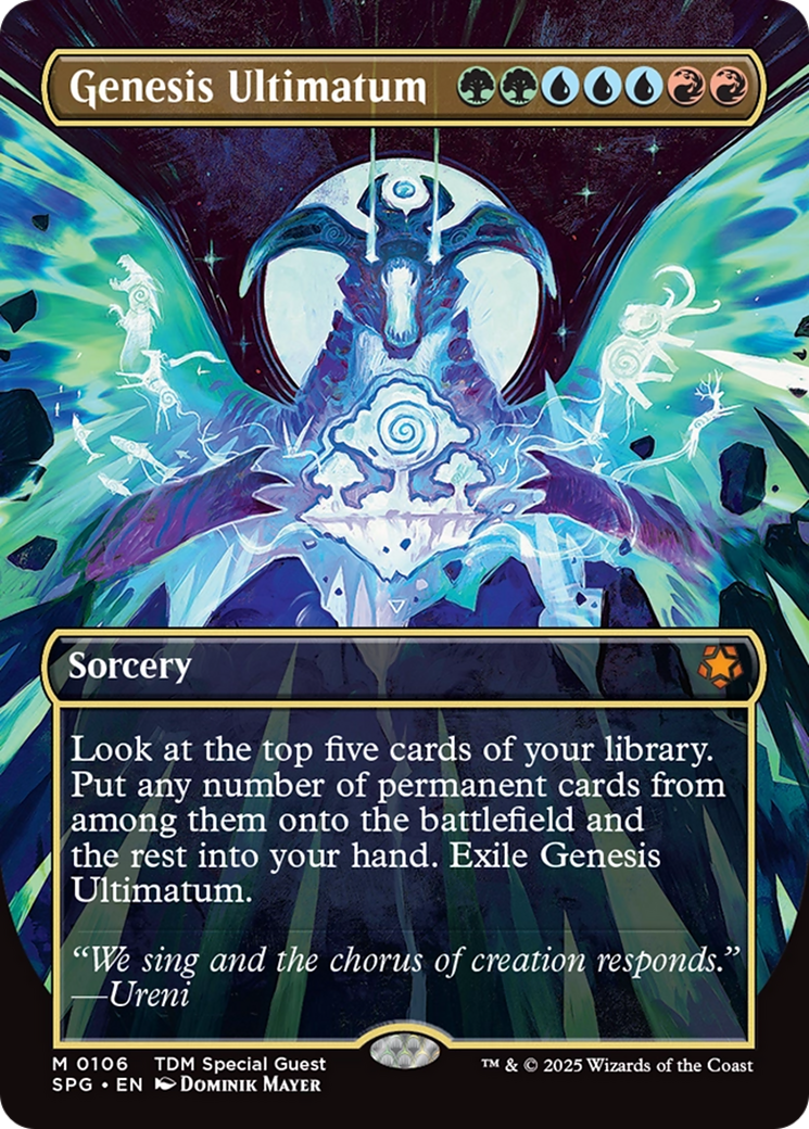 Genesis Ultimatum (Borderless) [Tarkir: Dragonstorm Special Guests] | Dumpster Cat Games