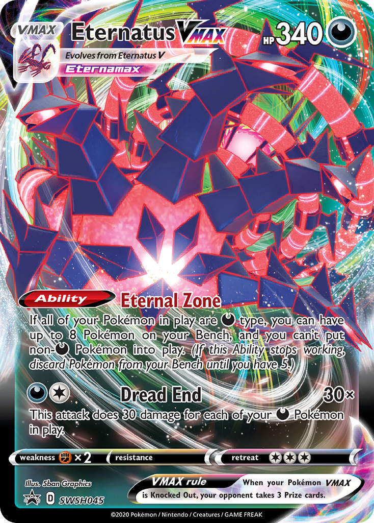 Eternatus VMAX (SWSH045) (Jumbo Card) [Sword & Shield: Black Star Promos] | Dumpster Cat Games