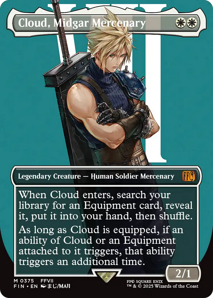 Cloud, Midgar Mercenary (Borderless) [FINAL FANTASY] | Dumpster Cat Games