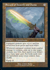 Sword of Hearth and Home (Retro Foil Etched) [Modern Horizons 2] | Dumpster Cat Games