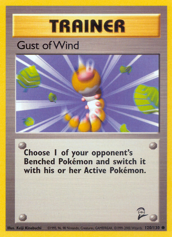 Gust of Wind (120/130) [Base Set 2] | Dumpster Cat Games
