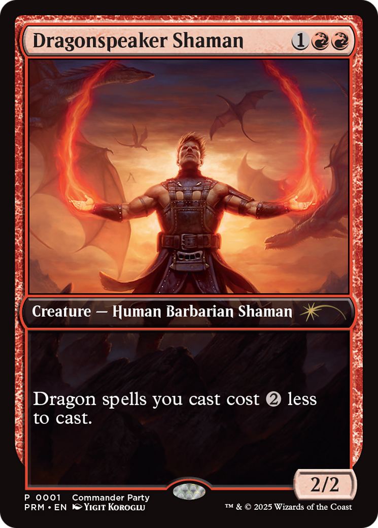 Dragonspeaker Shaman [Wizards Play Network 2025] | Dumpster Cat Games