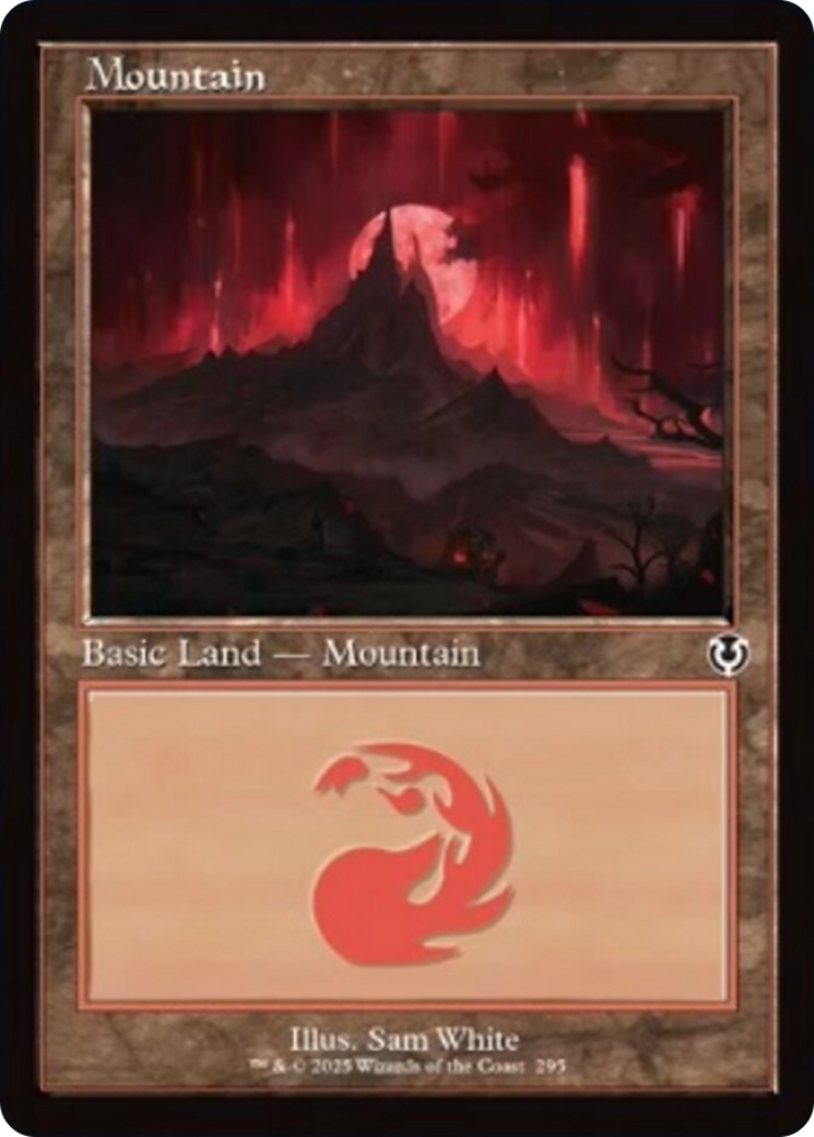 Mountain (295) (Retro Frame) [Innistrad Remastered] | Dumpster Cat Games
