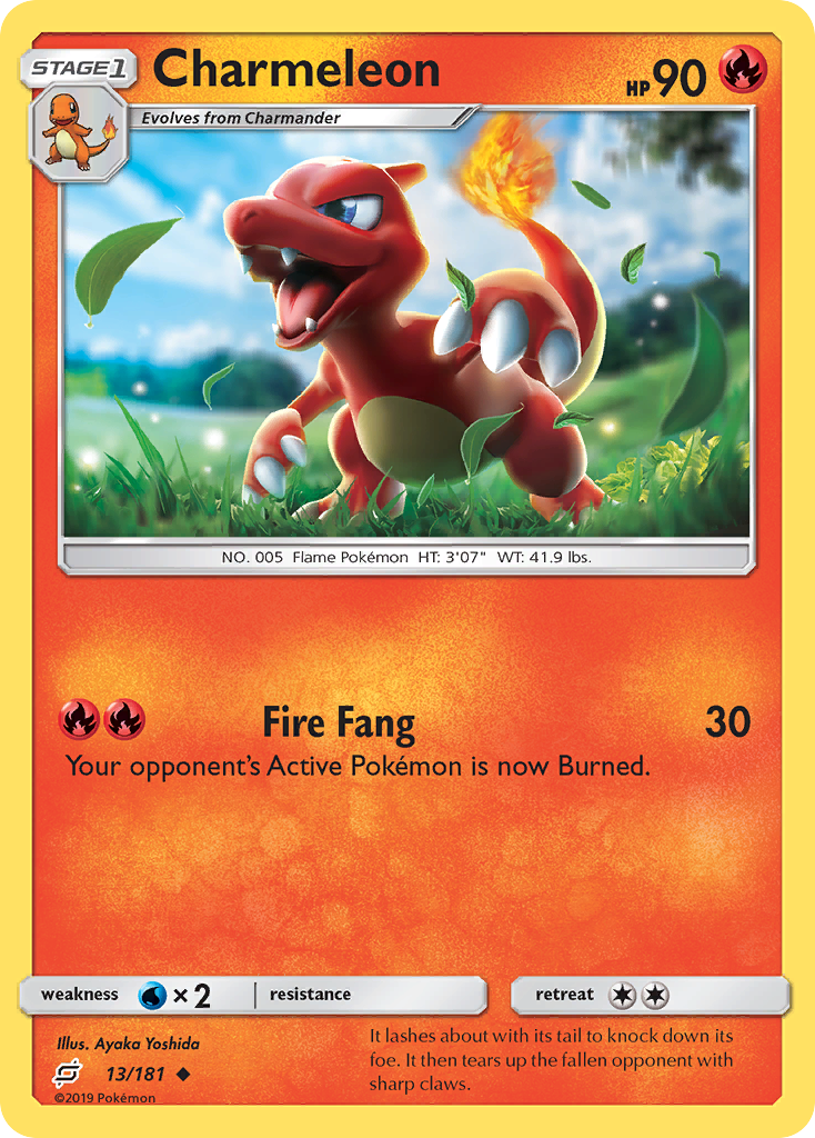 Charmeleon (13/181) [Sun & Moon: Team Up] | Dumpster Cat Games