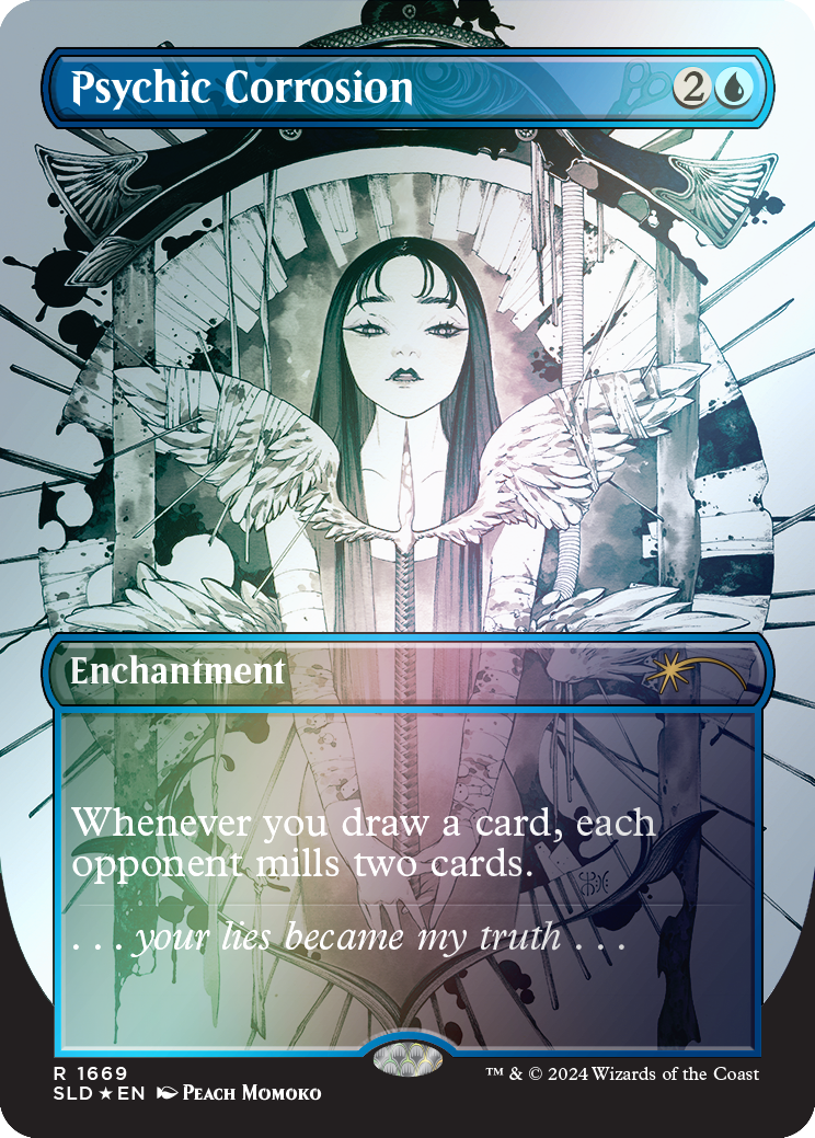 Psychic Corrosion (Rainbow Foil) [Secret Lair Drop Series] | Dumpster Cat Games