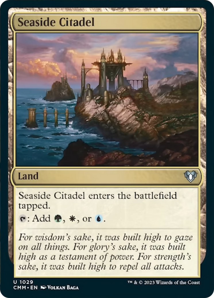 Seaside Citadel [Commander Masters] | Dumpster Cat Games