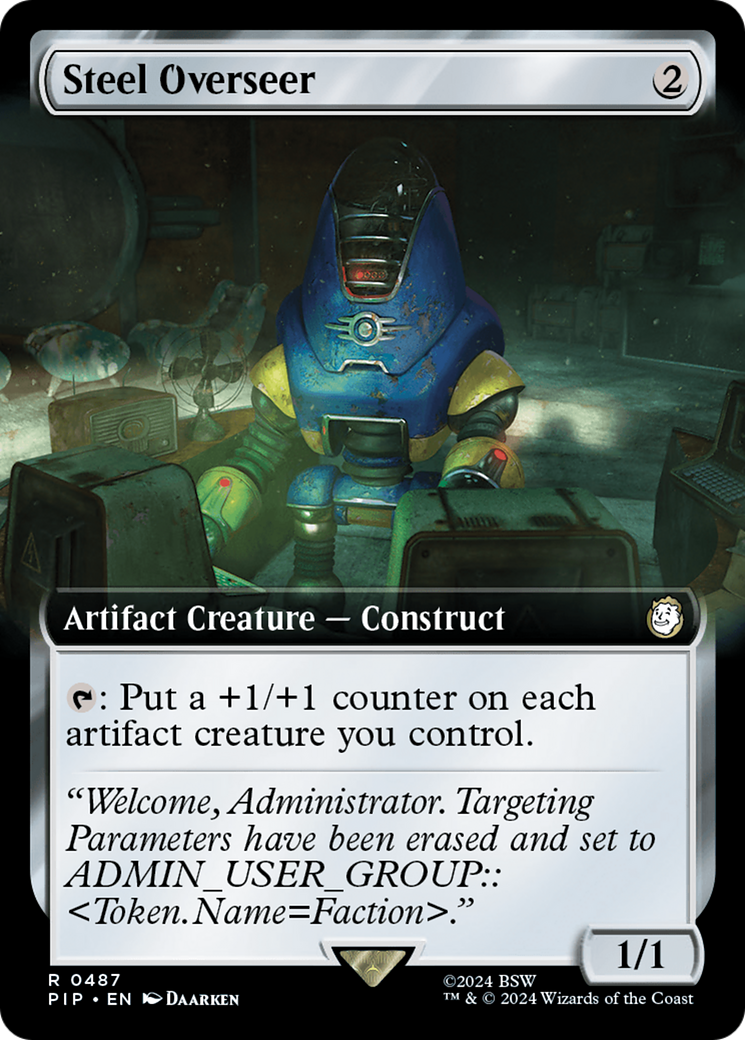 Steel Overseer (Extended Art) [Fallout] | Dumpster Cat Games