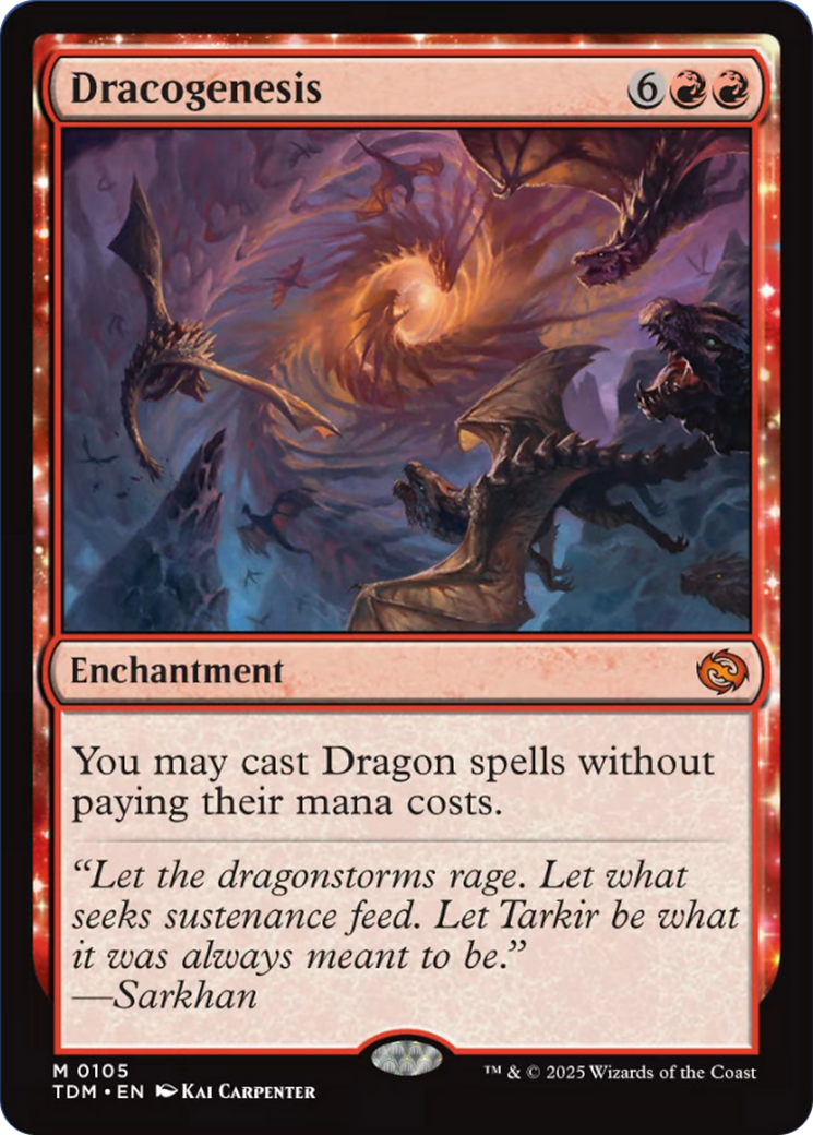 Dracogenesis [Tarkir: Dragonstorm] | Dumpster Cat Games