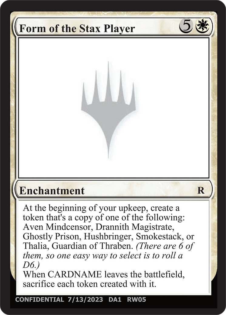 Form of the Stax Player [Unknown Event] | Dumpster Cat Games