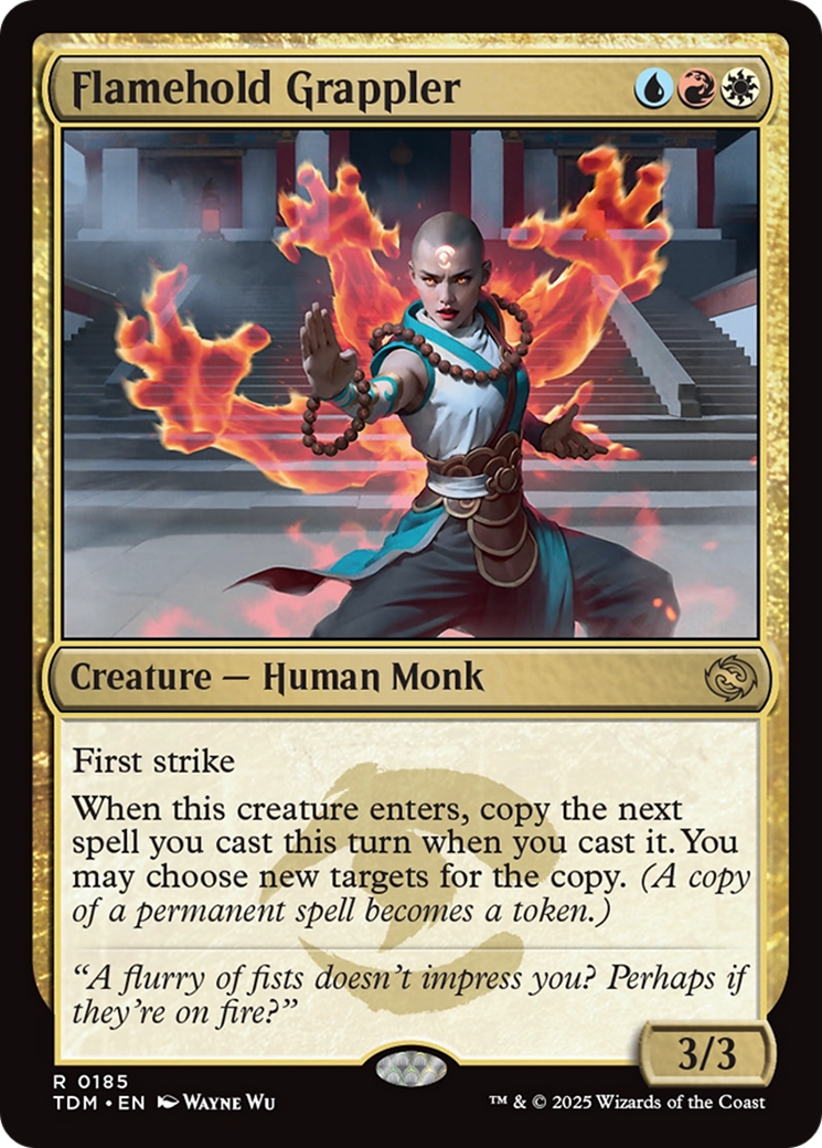 Flamehold Grappler [Tarkir: Dragonstorm] | Dumpster Cat Games