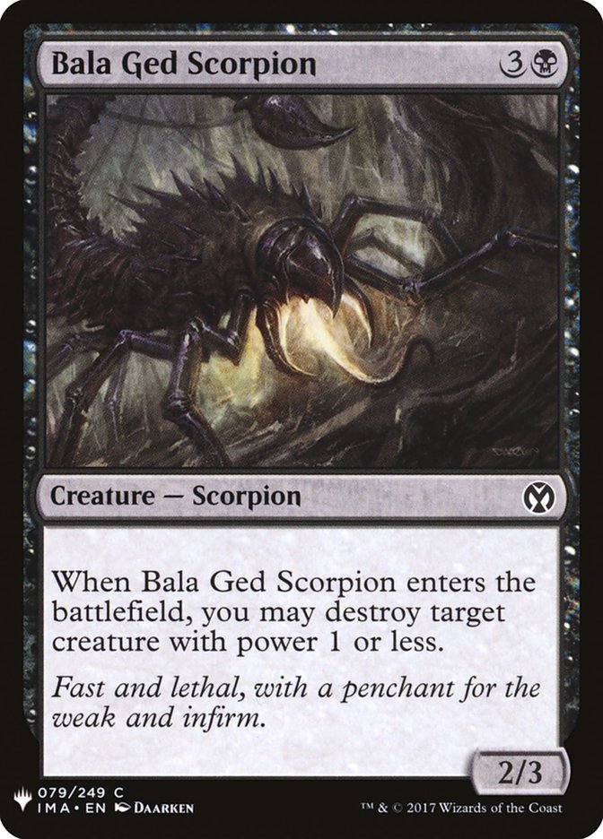 Bala Ged Scorpion [Mystery Booster] | Dumpster Cat Games