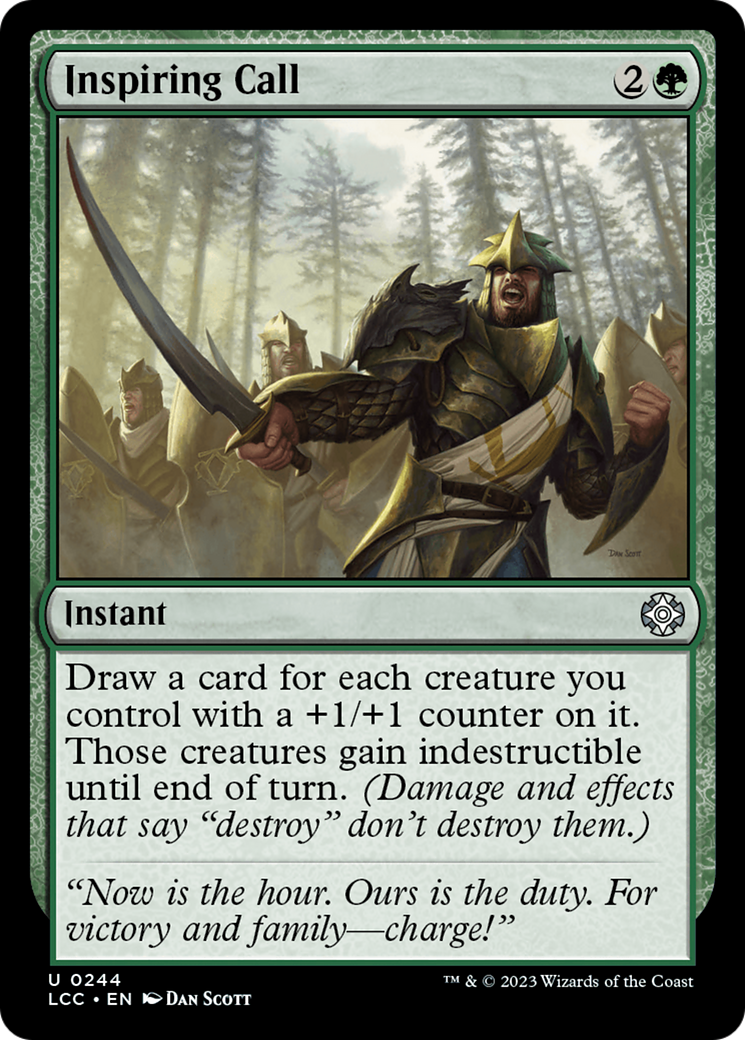 Inspiring Call [The Lost Caverns of Ixalan Commander] | Dumpster Cat Games