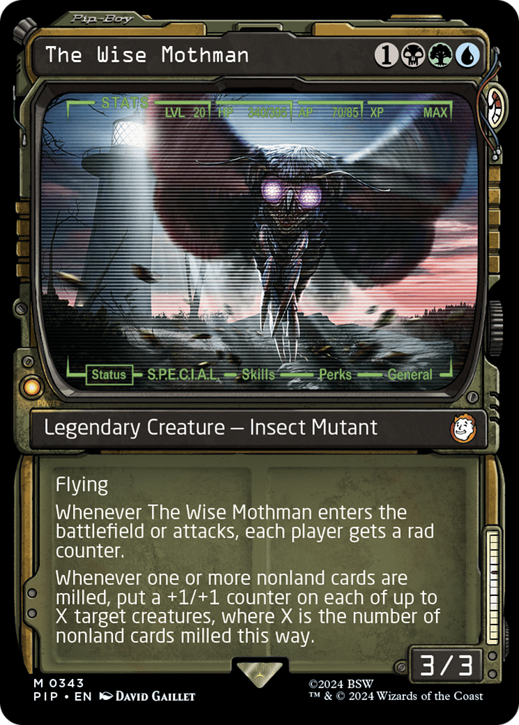 The Wise Mothman (Showcase) [Fallout] | Dumpster Cat Games