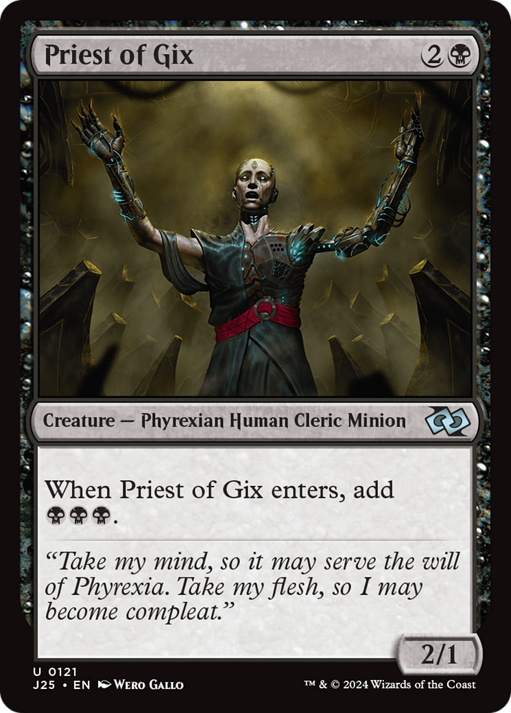 Priest of Gix [Foundations Jumpstart] | Dumpster Cat Games