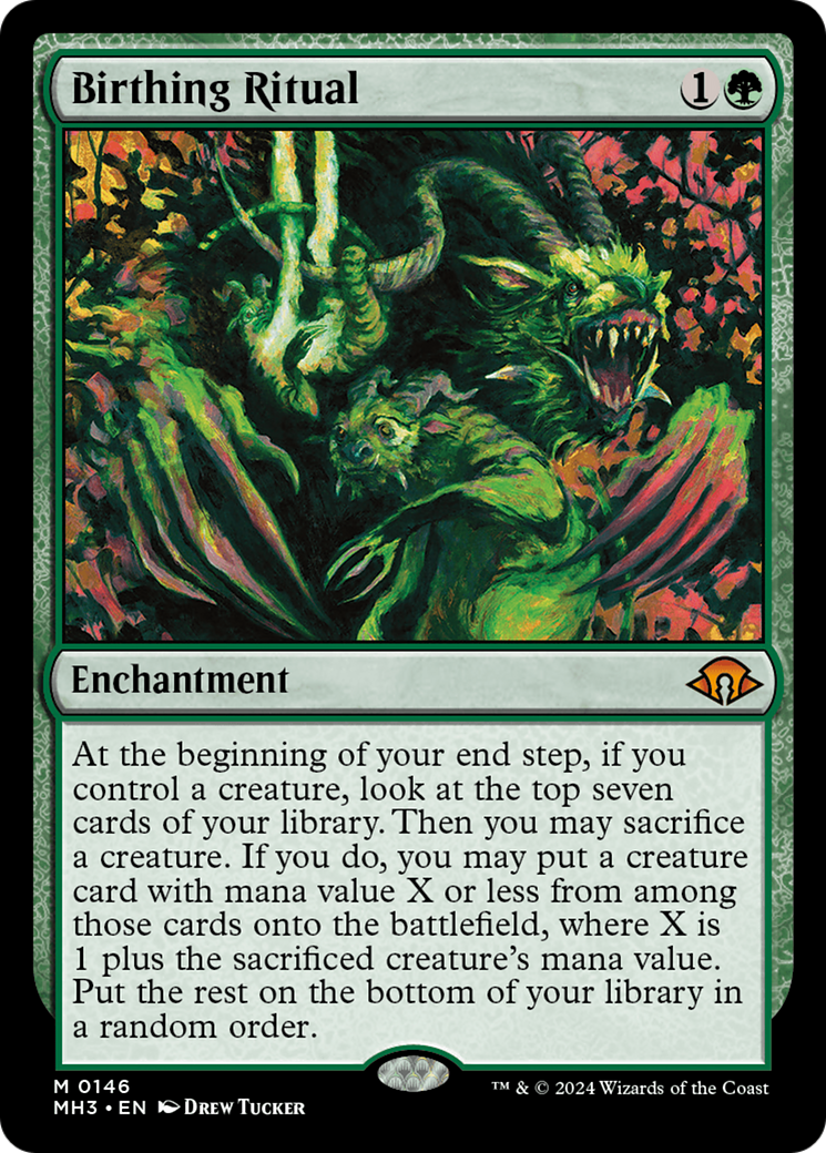 Birthing Ritual [Modern Horizons 3] | Dumpster Cat Games