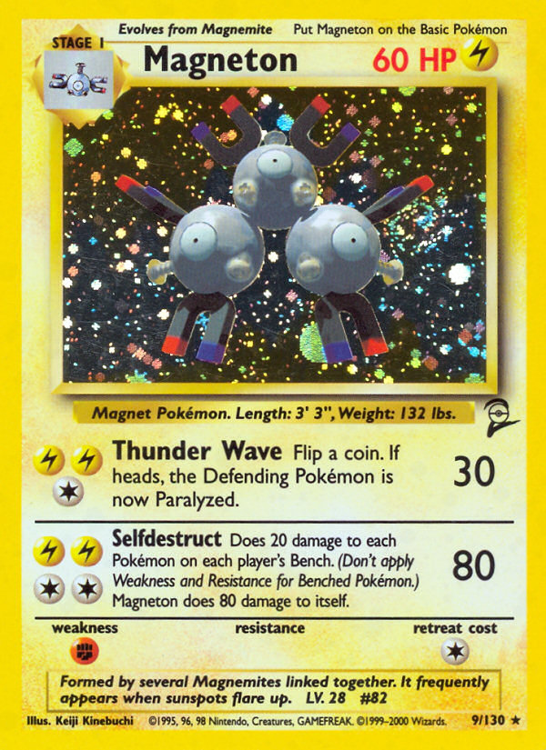 Magneton (9/130) [Base Set 2] | Dumpster Cat Games