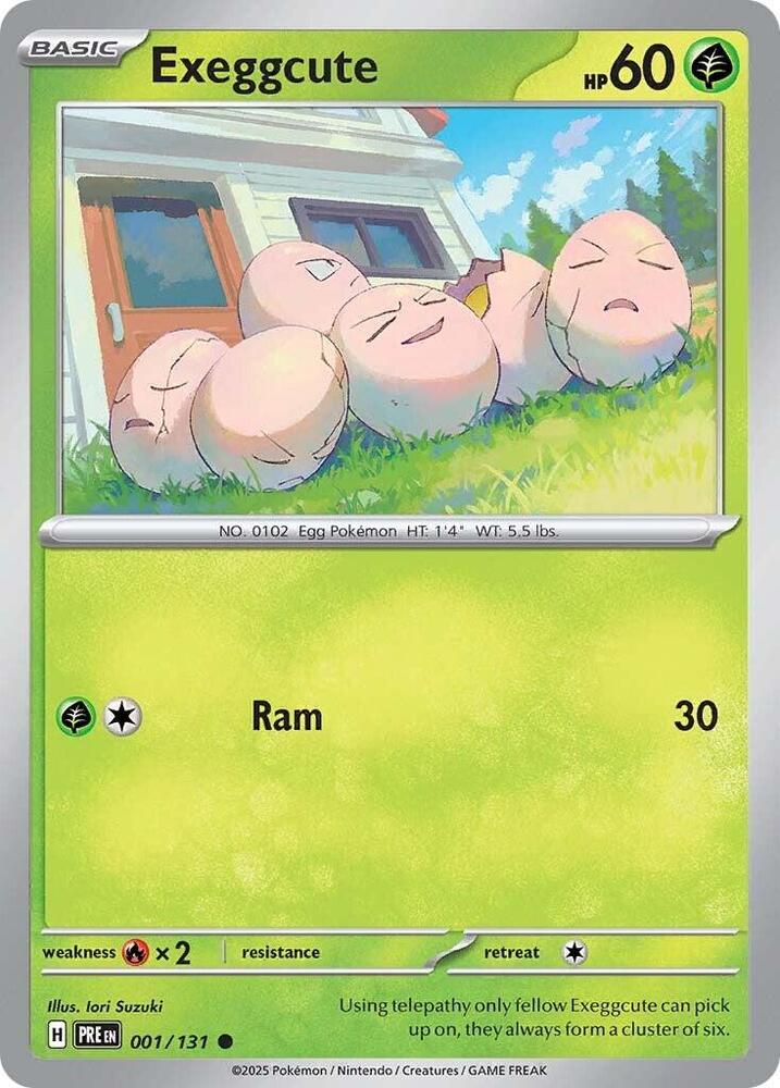 Exeggcute (001/131) [Scarlet & Violet: Prismatic Evolutions] | Dumpster Cat Games